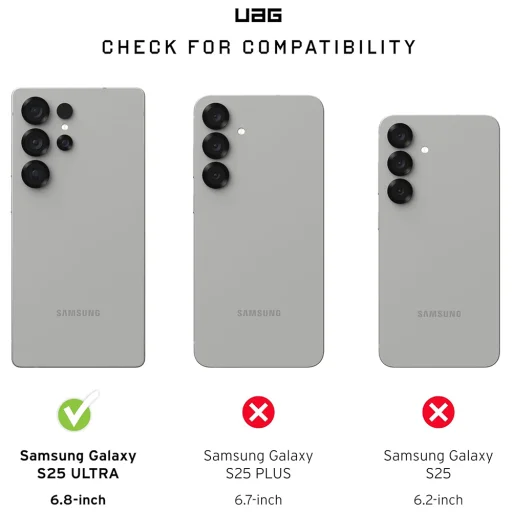  UAG - Plyo Pro MagSafe - Samsung Galaxy S25 Ultra - Fekete Áttetsző Ombre tok - 7