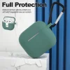  Techsuit - Szilikon Tok - Apple AirPods 3-hoz, Sima Ultrathin Anyag - Sötétzöld tok thumbnail
