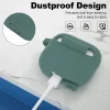  Techsuit - Szilikon Tok - Apple AirPods 3-hoz, Sima Ultrathin Anyag - Sötétzöld tok thumbnail