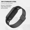  Techsuit - 15 mm-es óraszíj (W022) - Xiaomi Mi Band 8 / 8 NFC / 9 / 9 NFC - Ezüst thumbnail