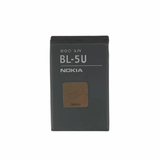  OEM - Telefon akkumulátor BL-5U (03262) - Nokia 8910 / 8800 Arte / 6212 classic / 6600 slide / E66 - 1100mAh - Fekete - 1