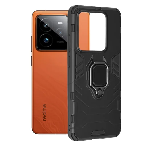  Techsuit - Szilikon Védőtok - Realme GT 7 Pro - Fekete tok - 1