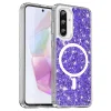  Techsuit - Csillogó Glitter MagSafe - Samsung Galaxy A36 5G / A56 5G - Lila tok thumbnail