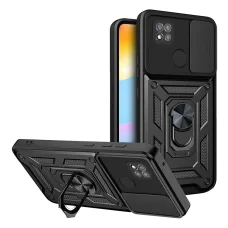  Techsuit - CamShield Sorozat - Xiaomi Redmi 9C / Redmi 9C NFC - Fekete tok