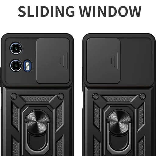  Techsuit - CamShield sorozat - Motorola Moto G31 / Moto G41 - Fekete tok - 6