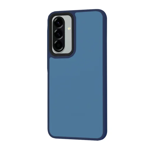  Techsuit - HaloFrost sorozat - Samsung Galaxy A56 5G - Mélykék tok - 3