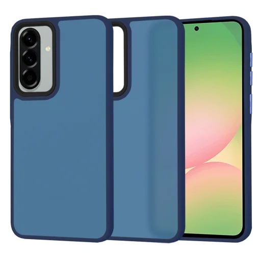  Techsuit - HaloFrost sorozat - Samsung Galaxy A56 5G - Mélykék tok - 1