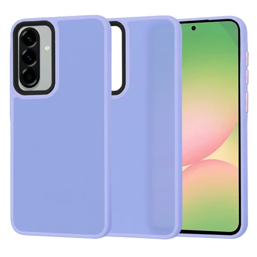  Techsuit - HaloFrost Széria - Samsung Galaxy A56 5G - Világoslila tok - 1