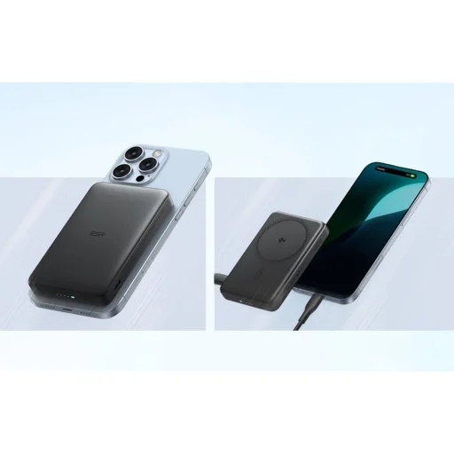 ESR Qi2 MagSlim Powerbank 10000 mAh (fekete) - 4