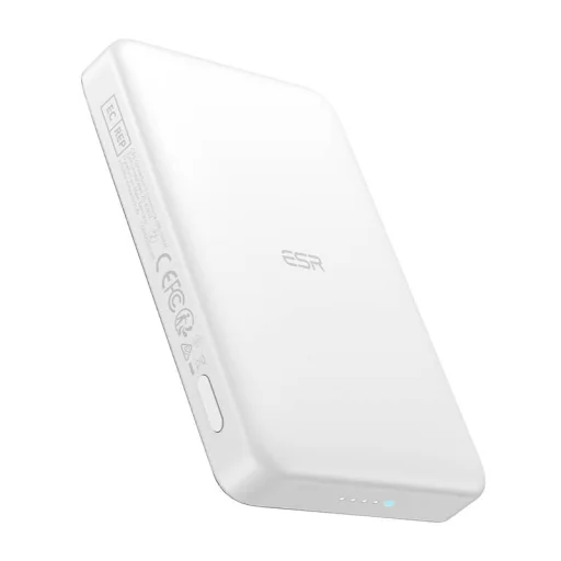  ESR Qi2 MagSlim Hordozható töltő 10000 mAh (fehér) - 1