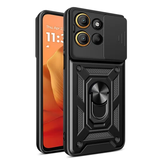  Techsuit - CamShield széria - Motorola Moto G15 / G15 Power - Fekete tok - 1