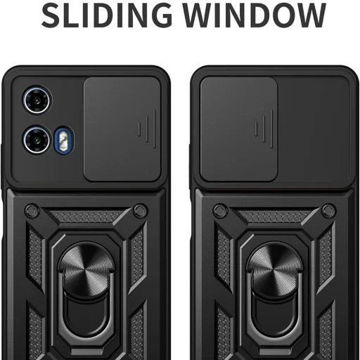  Techsuit - CamShield sorozat - Motorola Moto G05 / E15 - Fekete tok - 4