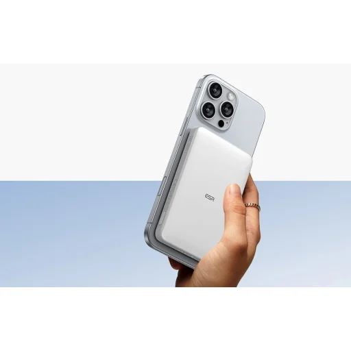  ESR Qi2 MagSlim Hordozható Töltő 5000 mAh (fehér) - 2