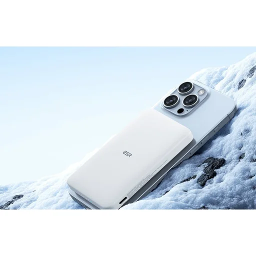  ESR Qi2 MagSlim Hordozható Töltő 5000 mAh (fehér) - 3