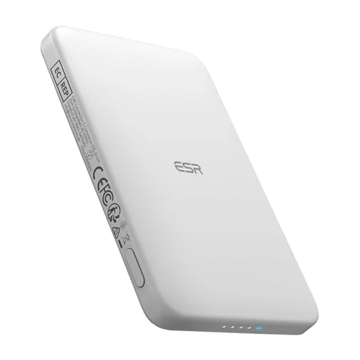  ESR Qi2 MagSlim Hordozható Töltő 5000 mAh (fehér) - 1