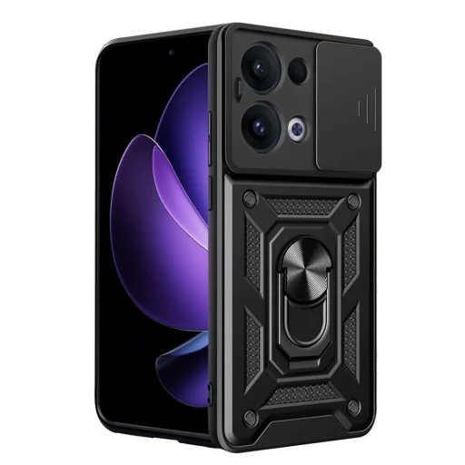  Techsuit - CamShield sorozat - Oppo Reno13 - Fekete tok - 1