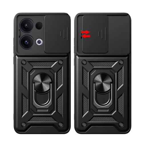  Techsuit - CamShield sorozat - Oppo Reno13 - Fekete tok - 2