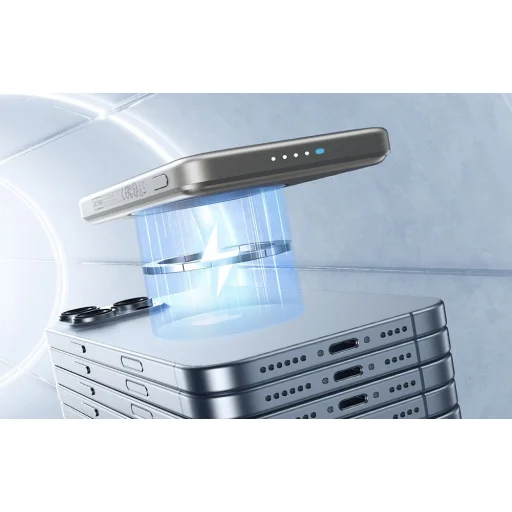 ESR Qi2 MagSlim Powerbank 5000 mAh (titán) - 5