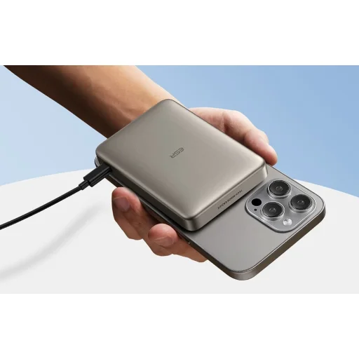 ESR Qi2 MagSlim Powerbank 10000 mAh (titán) - 6