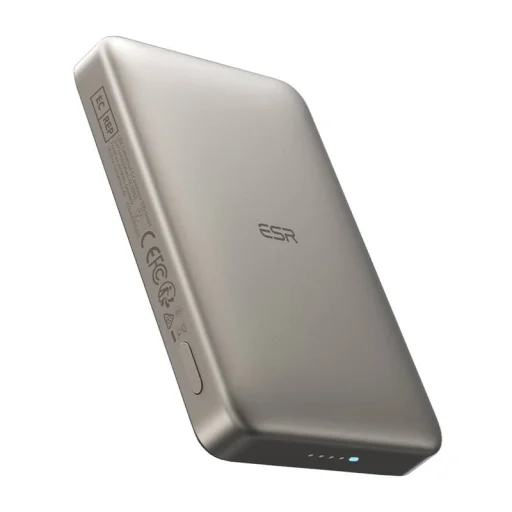 ESR Qi2 MagSlim Powerbank 10000 mAh (titán) - 1