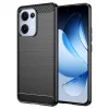  Techsuit - Karbon Szilikon - Oppo Reno13 - Fekete tok