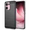  Techsuit - Karbon Szilikon - Oppo Reno13 Pro - Fekete tok