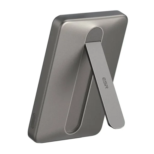ESR Qi2 MagSlim Kickstand Powerbank 5000 mAh (titanium) - 1