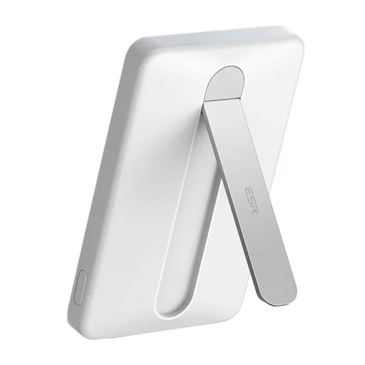 ESR Qi2 MagSlim Kickstand Powerbank 5000 mAh (fehér) - 1
