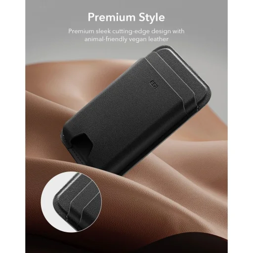 ESR Magnetická peňaženka Boost, HaloLock (polnočná čierna) - 15