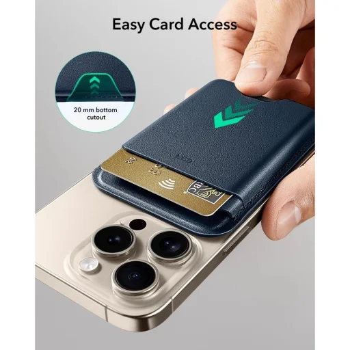 ESR magnetická peňaženka Boost, HaloLock (námornícka modrá) MagSafe - 5