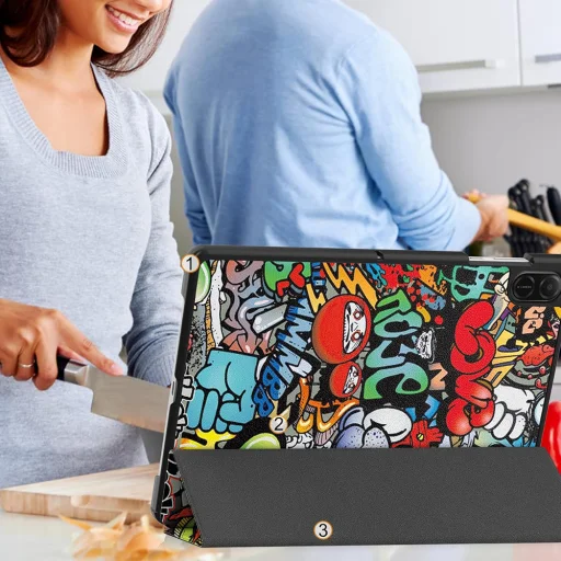  Techsuit - FoldPro - Honor Pad X8a - Városi Hangulat tok - 6