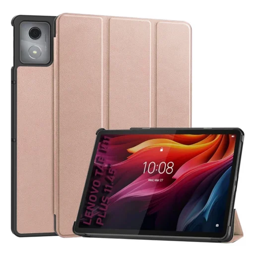  Techsuit - FoldPro - Lenovo Tab K11 Plus - Rózsaarany tok - 1