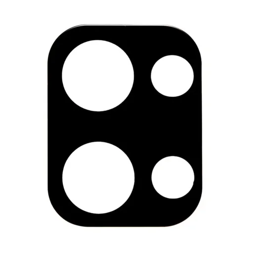  Techsuit - Teljes kameraüveg - Oppo Reno13 - fekete üvegfólia - 2