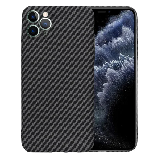  Techsuit - Carbonite FiberShell - iPhone 11 Pro Max - Fekete tok - 1