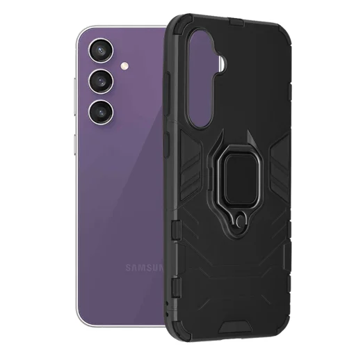  Techsuit - Szilikon Pajzs - Samsung Galaxy S23 FE - Fekete tok - 1