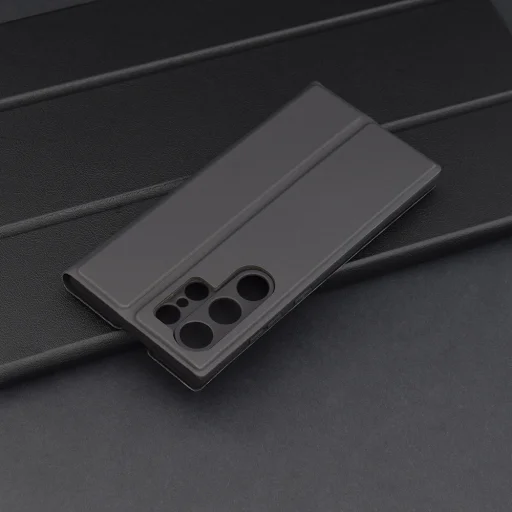  Techsuit - Magskin Könyv - Samsung Galaxy S23 Ultra - Fekete tok - 2
