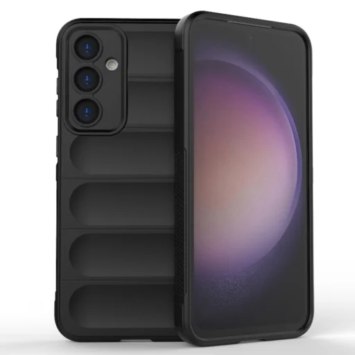  Techsuit - Varázspajzs - Samsung Galaxy S23 FE - Fekete tok - 1