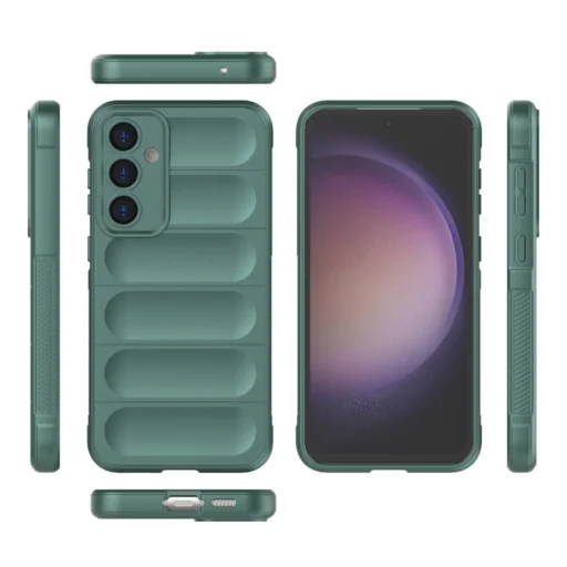  Techsuit - Mágikus Pajzs - Samsung Galaxy S23 FE - Zöld tok - 2