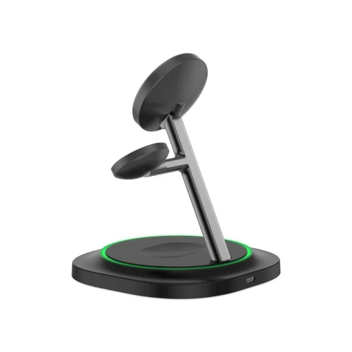 Tech-protect Qi15w-a46 3in1 Mágneses Magsafe Vezeték Nélküli Töltő Fekete - 6