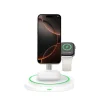 Tech-Protect Qi15w-a46 3 az 1-ben mágneses Magsafe vezeték nélküli töltő Fehér - 3