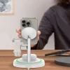 Tech-Protect Qi15w-a46 3 az 1-ben mágneses Magsafe vezeték nélküli töltő Fehér - 8