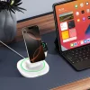 Tech-Protect Qi15w-a46 3 az 1-ben mágneses Magsafe vezeték nélküli töltő Fehér - 9