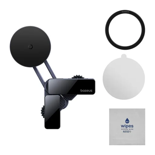 Baseus MaxView Mágneses Autós Tartó Jármű Információs Képernyőhöz Űrszürke - 6