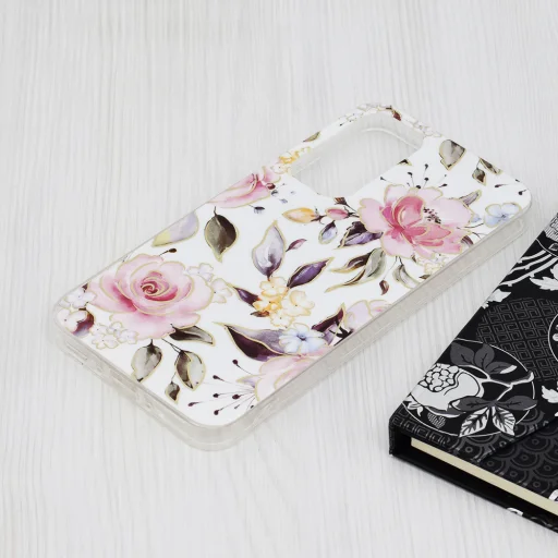  Techsuit - Marble sorozat - Samsung Galaxy A35 5G - Chloe Fehér tok - 3