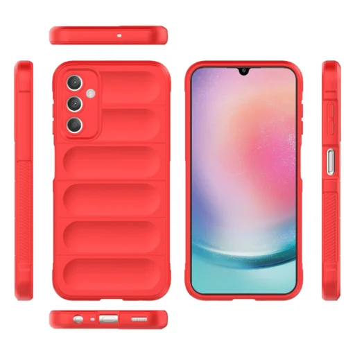  Techsuit - Varázs Pajzs - Samsung Galaxy A25 5G - Piros tok - 2