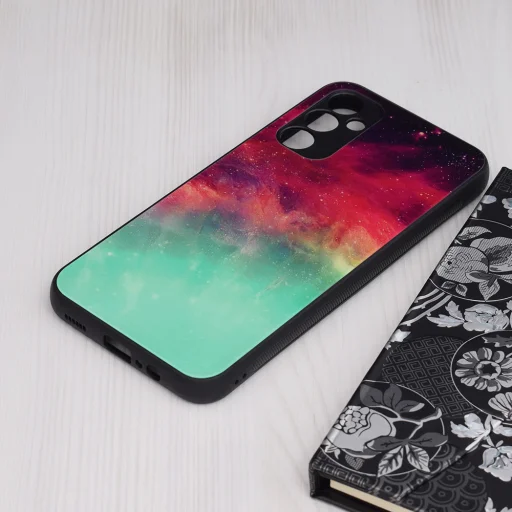  Techsuit - Glaze Sorozat - Samsung Galaxy A14 4G / A14 5G - Tüzes Óceán tok - 2