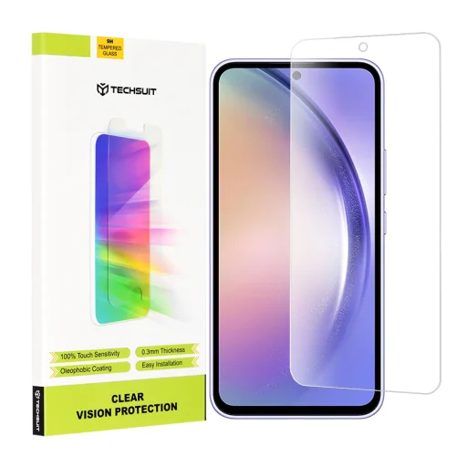  Techsuit - Tiszta Látás Üveg - Samsung Galaxy A54 - Átlátszó üvegfólia - 1