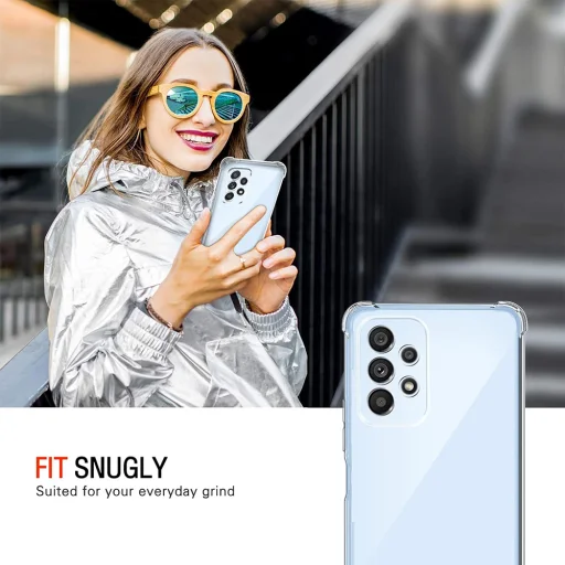  Techsuit - Ütésálló Átlátszó Szilikon Tok - Samsung Galaxy A53 5G - Átlátszó tok - 4