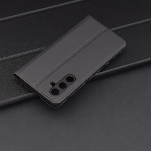  Techsuit - Magskin Könyv - Samsung Galaxy A54 - Fekete tok - 2