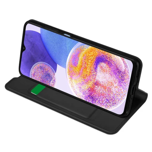  Techsuit - Magskin Könyv - Samsung Galaxy A23 4G / A23 5G - Fekete tok - 2